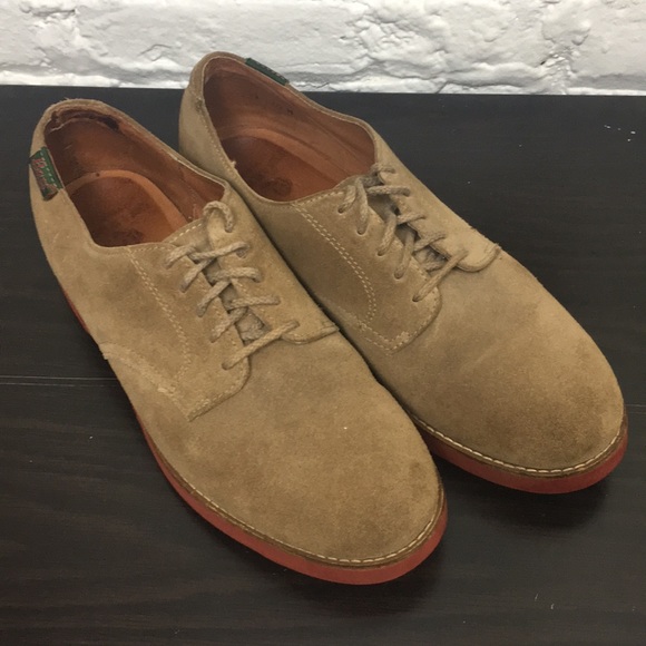 bass buckingham taupe suede